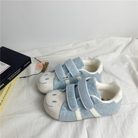 Cute Smiling Face Polka Dots Sneakers - Thumbnail 2