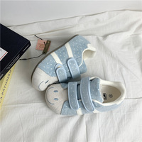 Cute Smiling Face Polka Dots Sneakers - Thumbnail 3