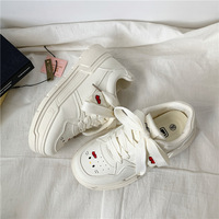 Cute Kitty White Sneakers - Thumbnail 1