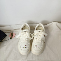 Cute Kitty White Sneakers - Thumbnail 2