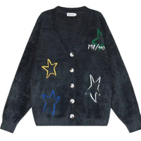 STAR EMBROIDERED CARDIGAN   - Thumbnail 3