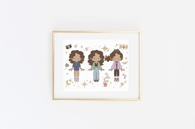 Seven Bitty Cutie Print(s)