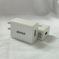 BIXGA 2 Pack USB Charger White, Dual Port Type C Wall Charger Fast Charging 20W Power Adapter for Cellphone iPhone 14/14 Pro/14 Pro