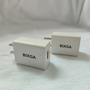 BIXGA 2 Pack USB Charger White, Dual Port Type C Wall Charger Fast Charging 20W Power Adapter for Cellphone iPhone 14/14 Pro/14 Pro-1