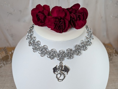 chainmail dragon choker