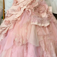 Princess Ball Gown Pink Quinceanera Dress Sweet 16 Dresses - Thumbnail 2