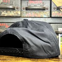 CREATIVE Black w/ white stitch SnapBack hat  - Thumbnail 1