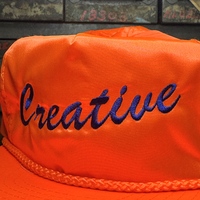 CREATIVE Orange w/ blue stitch hat  - Thumbnail 1