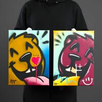 Diptych Painting by Topo "Topo" - Thumbnail 1