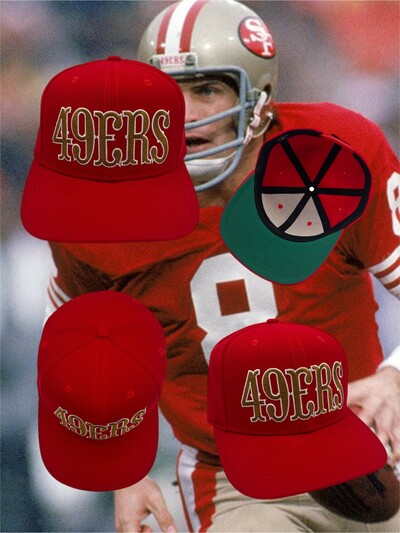 49ers acrylic 6 panel structured