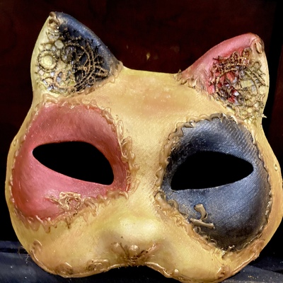 Venetian cat mask gatta gatto carnivale