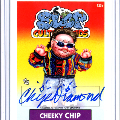 Slop culture kids chip diamond - celebrity auto card