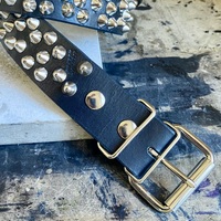 1.75" wide Chaotic standard British studded belt w/ snaps - Thumbnail 9