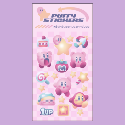 Poyo Puffy Sticker Sheet