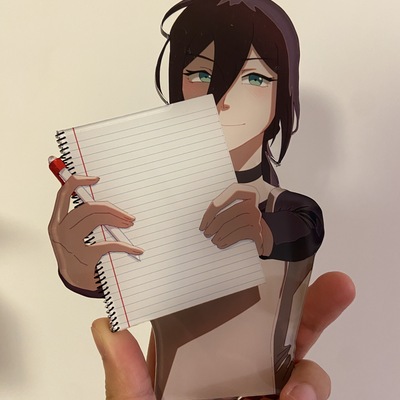 Reze notepad whiteboard acrylic stand 