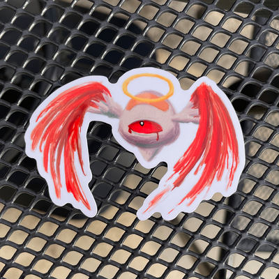 Fallen one eyed angel sticker
