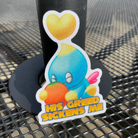 His Greed Sickens Me - Chao Sticker - Thumbnail 2