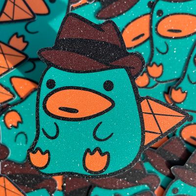 A platypus? sticker