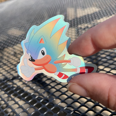 Hyper sonic sticker