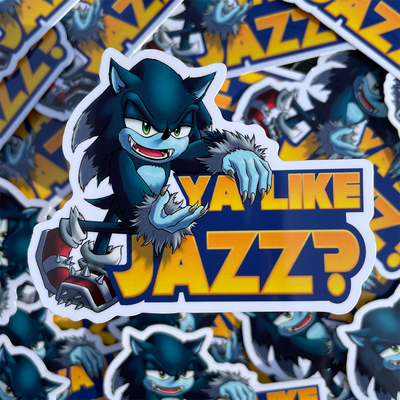 Ya Like Jazz? Sonic the Werehog Sticker