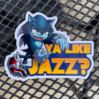 Ya Like Jazz? Sonic the Werehog Sticker - Thumbnail 1