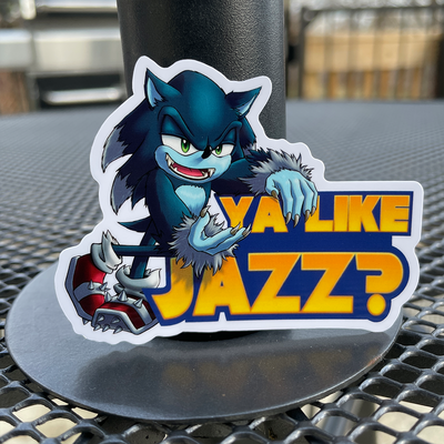 Ya like jazz? sonic the werehog sticker