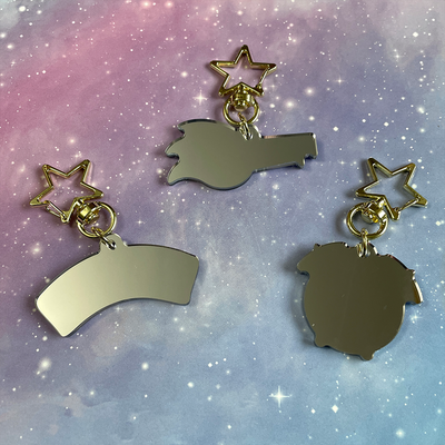Sonic Underground Medallion Keychains