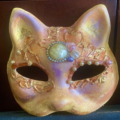 Venetian cat mask-masquerade- carnival-gatto-gatta