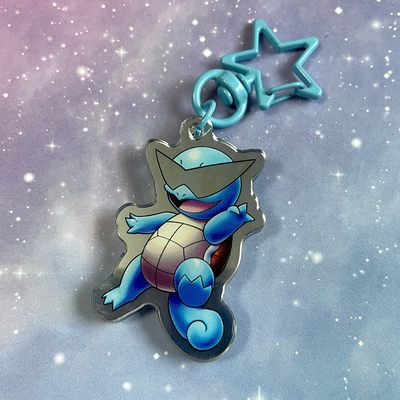 Sunglasses Turtle Keychain