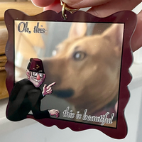 Oh This is Beautiful Mirror Keychain - Thumbnail 1