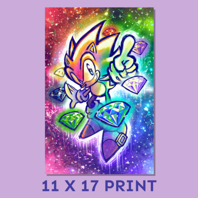 [sth] follow my rainbow poster print (11 x 17 in)