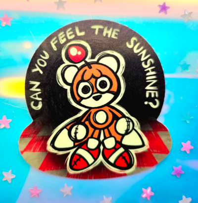 Tails Doll Glow in the Dark Sticker