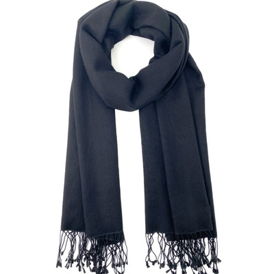 Black pashmina shawl