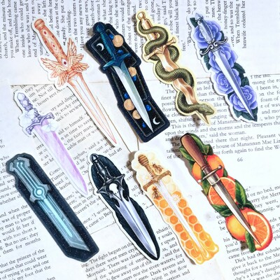 Fantasy dagger stickers