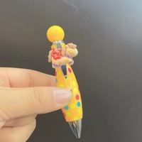 4pcs/set beadable ballpoint pens with silicone horse focal beads.  - Thumbnail 1