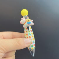 4pcs/set beadable ballpoint pens with silicone horse focal beads.  - Thumbnail 2