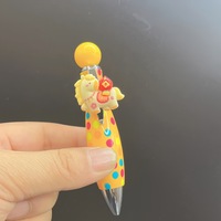 4pcs/set beadable ballpoint pens with silicone horse focal beads.  - Thumbnail 3
