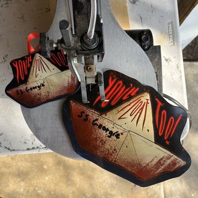 You'll Float, Too! IT Woodcut (All Sizes)