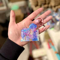 Frieren Forget Me Not KEYCHAIN - Thumbnail 1