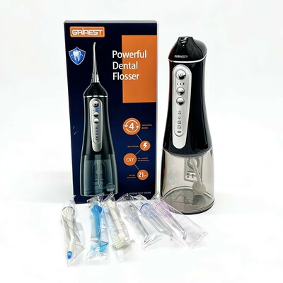 Water flosser,water dental flosser pick for teeth,grinest 7 modes rechargeable cordless oral irrigator portable ipx7 waterproof