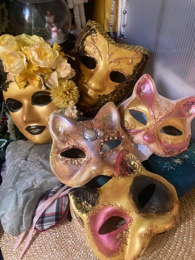 CUSTOM Venetian Carnival--Madquerade.Mask Handmade
