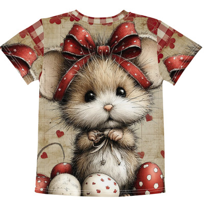 Mia kids cotton crew neck t-shirt