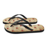 Be Mine Frabic Flip-Flops - Thumbnail 4
