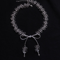Chainmaille Bow Cutiepie Necklace - Thumbnail 1