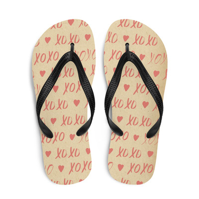 Love hug frabic flip-flops