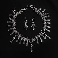 Waterfall Chainmaille Necklace - Thumbnail 3