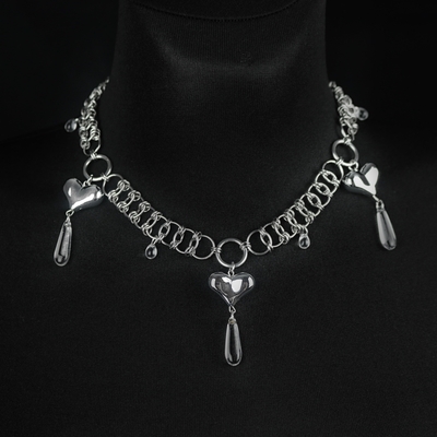 Chainmaile sylix necklace