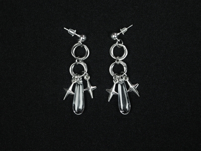 Glitter Chainmaille Earrings