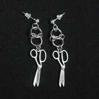 Scissor Chainmaille Earrings - Thumbnail 1