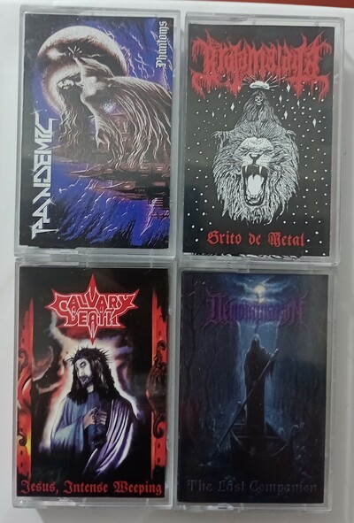 PANDEMIC, BRUJA MALDITA, CALVARY DEATH, DENOMINATION Tapes 